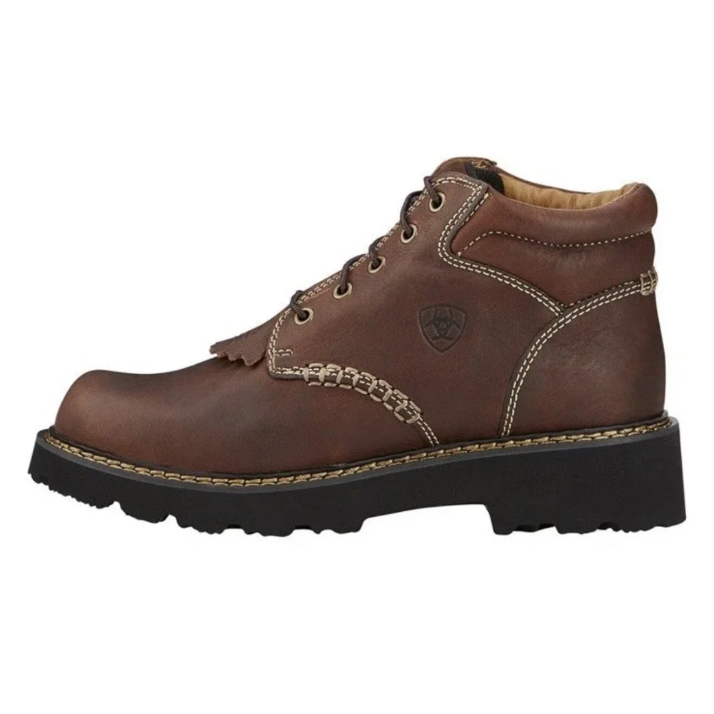 ARIAT Canyon Ankle Boots Womens Size 9B Dark Copper Western Work Hiking Cowgirl - Picture 2 of 6